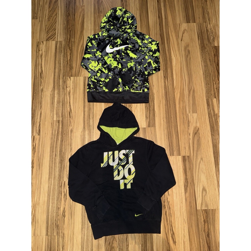 Nike Boys Y2K Youth Medium Hoodie‎ Hooded Sweatshirt Pullover Cotton
